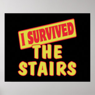 ICH HABE DIE TREPPE ÜBERLEBT POSTER