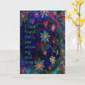 Ich habe die Valentinen der Liebe "One Quote" gefu Karte (Gelbe Blume)