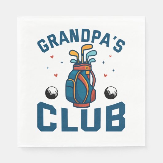 Ich habe diesen Golf Gestochen Serviette (Vorderseite)