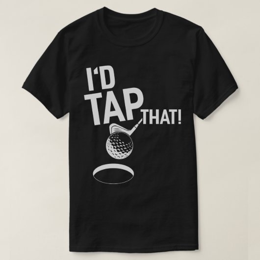 Ich habe diesen Golf Gestochen T-Shirt (Design vorne)