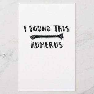 Ich habe diesen Humerus gefunden Briefpapier