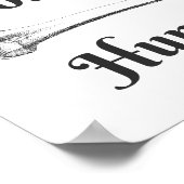 Ich habe diesen Humerus Science Joke gefunden Poster (Ecke)