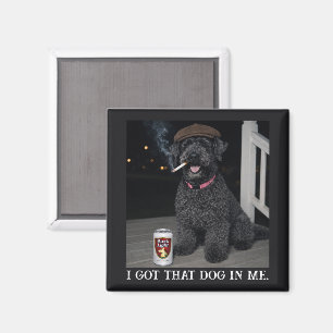 Ich habe diesen Hund in mir, lustiger Kerry Blue T Magnet