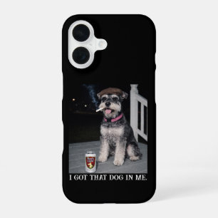 Ich habe diesen Hund in mir, lustiger Miniature Sc iPhone 16 Hülle