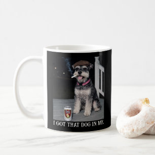 Ich habe diesen Hund in mir, lustiger Miniature Sc Kaffeetasse