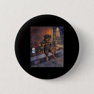 Ich habe diesen Hund in mir Lustiger Rottweiler Bi Button