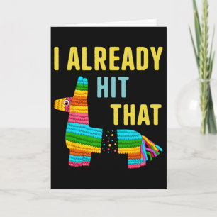 Ich habe diesen Pinata Männer Frauen bereits getro Karte