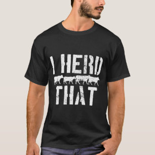 Ich habe diesen Vintagen Metzgereif-Bauer gehört T-Shirt