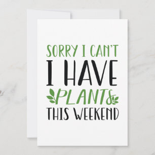Ich habe dieses Wochenende Pflanze Dankeskarte