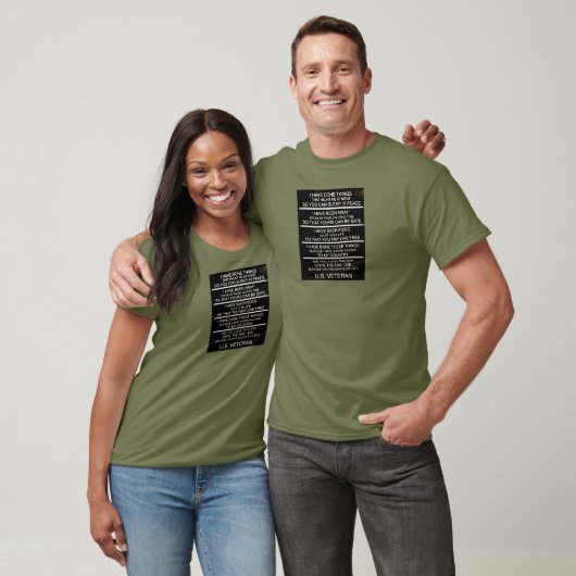 ICH HABE DINGE GETAN, DIE MICH NACHTS VERANTWORTEN T-Shirt (Unisex)