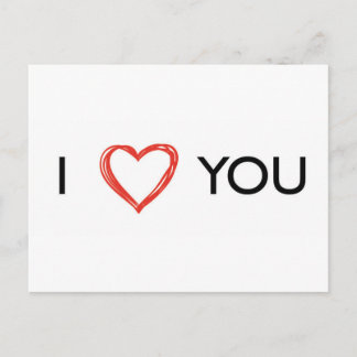 Ich habe dir das Herz Liebe Postkarte