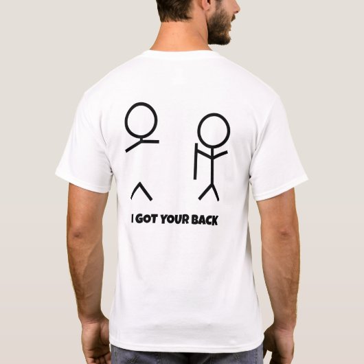 Ich habe dir deinen Rücken got T-Shirt (Rückseite)
