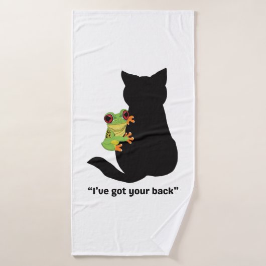 Ich habe dir den Rücken got Badehandtuch (Badehandtuch)