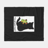 Ich habe dir den Rücken got Fleecedecke (Vorderseite (Horizontal))