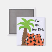 Ich habe dir den Rücken Got Magnet (Vorderseite/Rückseite)