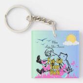 Ich habe dir den Rücken Got Schlüsselanhänger (Vorderseite)