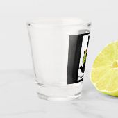 Ich habe dir den Rücken got Schnapsglas (Links)