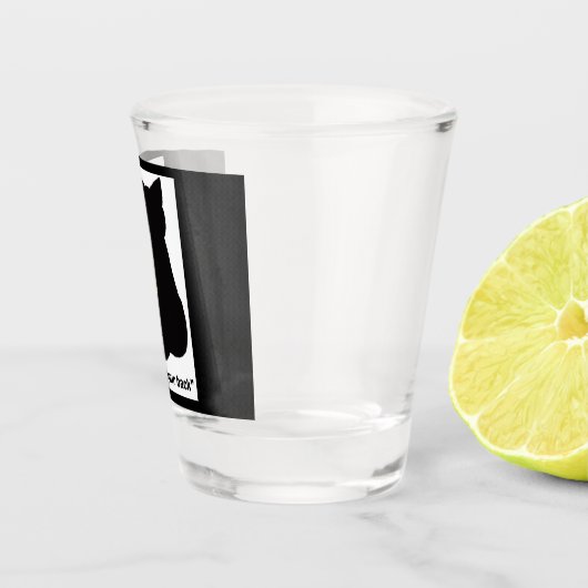 Ich habe dir den Rücken got Schnapsglas (Rechts)