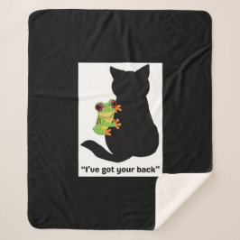 Ich habe dir den Rücken got Sherpadecke