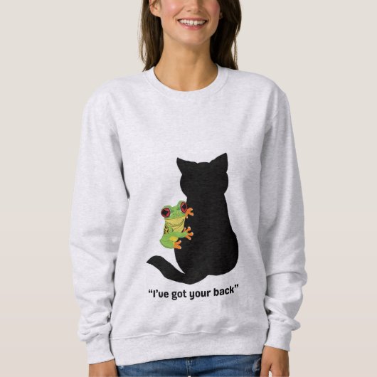 Ich habe dir den Rücken got Sweatshirt (Vorderseite)