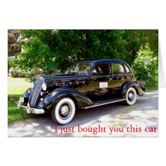 Ich habe dir diese Karte gekauft