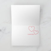 Ich habe dir diese Karte Liebe (Innenseite)