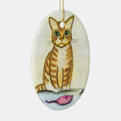 Ich habe dir ein Geschenk gemacht Keramik Ornament (Rechts)