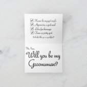 Ich habe dir eine Frage gestellt: Werden Sie mein Einladung (Innenseite)