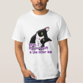 Ich habe dir eine Geschenkkatze verlassen T-Shirt (Vorderseite)