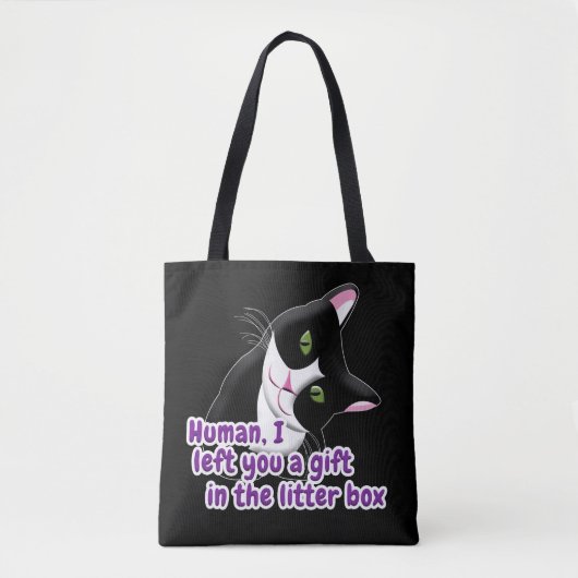 Ich habe dir eine Geschenkkatze Verlassen Tasche (Vorderseite)