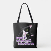 Ich habe dir eine Geschenkkatze Verlassen Tasche (Rückseite)