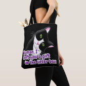 Ich habe dir eine Geschenkkatze Verlassen Tasche (Von Nahem)