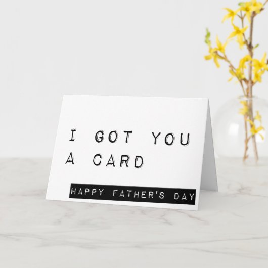 Ich habe dir eine Karte Got, einen Sarcastic Happy (Gelbe Blume)