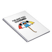 Ich habe dir einen bedeckten Sonnenschirmpun Got Notizblock (Rechte Seite)