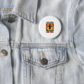 Ich habe dir einen Fluch auferlegt Halloween Vogel Button (Beispiel)