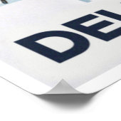 Ich habe dir einen köstlichen Bass gefangen Poster (Ecke)