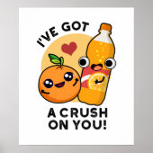 Ich habe dir einen lustigen Orangen Pop Got Poster (Vorne)