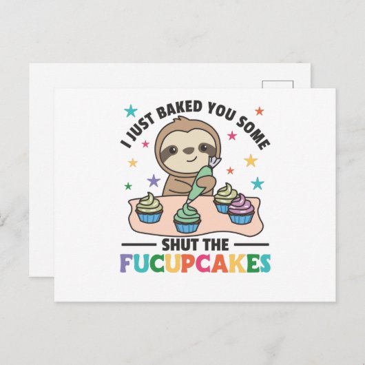 Ich habe dir gerade ein bisschen gebacken, das den postkarte (Vorne/Hinten)