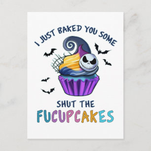 Ich habe dir gerade einige Halt Den Mund-Cupcakes Feiertagspostkarte