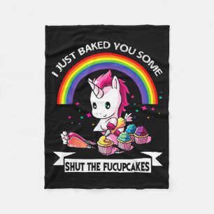 Ich habe dir gerade einige Halt-Die-Klappecupcakes Fleecedecke