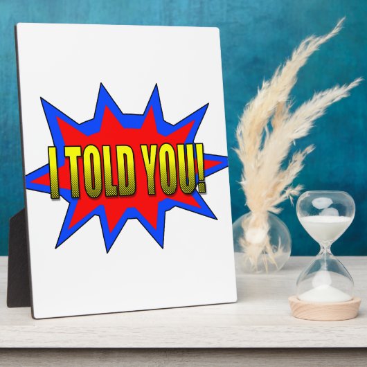 Ich habe dir gesagt fotoplatte (Seite)