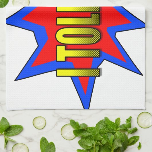 Ich habe dir gesagt geschirrtuch (Gefaltet)