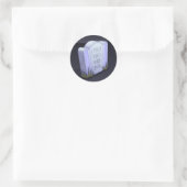 Ich habe dir gesagt, ich sei ein Kick-Round-Sticke Runder Aufkleber (Tasche)