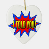 Ich habe dir gesagt keramik ornament (Rechts)