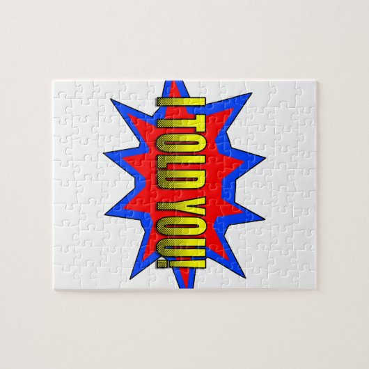 Ich habe dir gesagt puzzle (Horizontal)