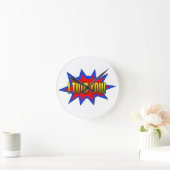 Ich habe dir gesagt runde wanduhr (Zuhause)