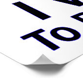 Ich habe dir Gewollt: um mir ein echtes Puppenpost Poster (Ecke)