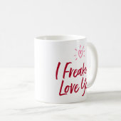 Ich habe dir Liebe erfrischt. Kaffeetasse (VorderseiteRechts)