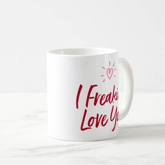 Ich habe dir Liebe erfrischt. Kaffeetasse (VorderseiteRechts)