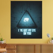 Ich habe dir mein Auge Got Leinwanddruck (Insitu (Wohnzimmer))